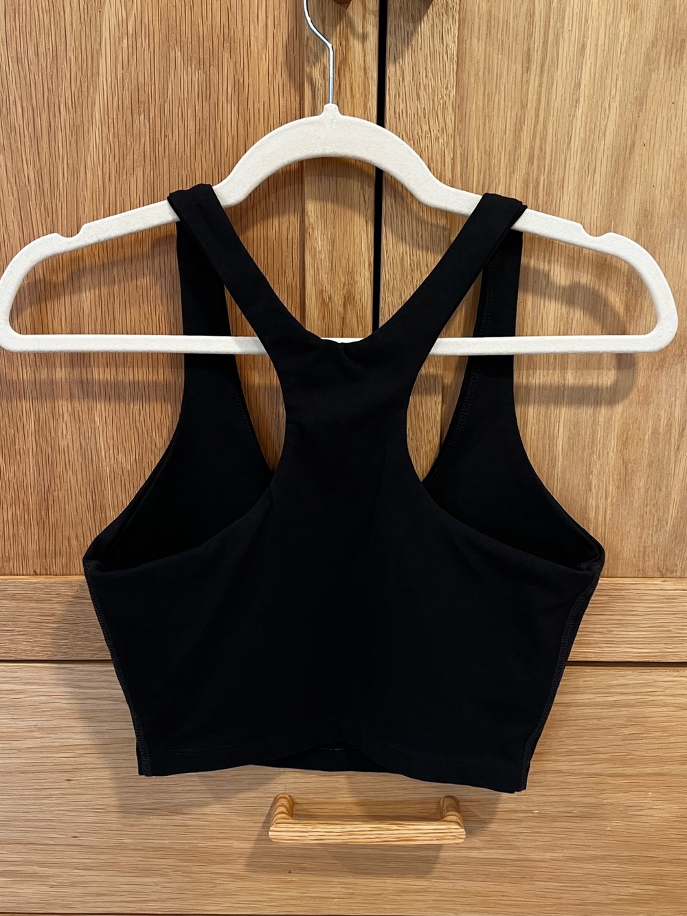 Mate the Label Organic Stretch Racer Tank Top Black Size Medium Active Yoga - Picture 3 of 3